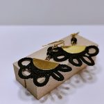 B.O. soie noire et onyx collection Pharaon