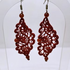 Collection Ailes de Papillon - b.o. rouge profond et cornaline