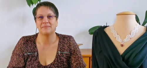 Portrait sophie dentelle mélu